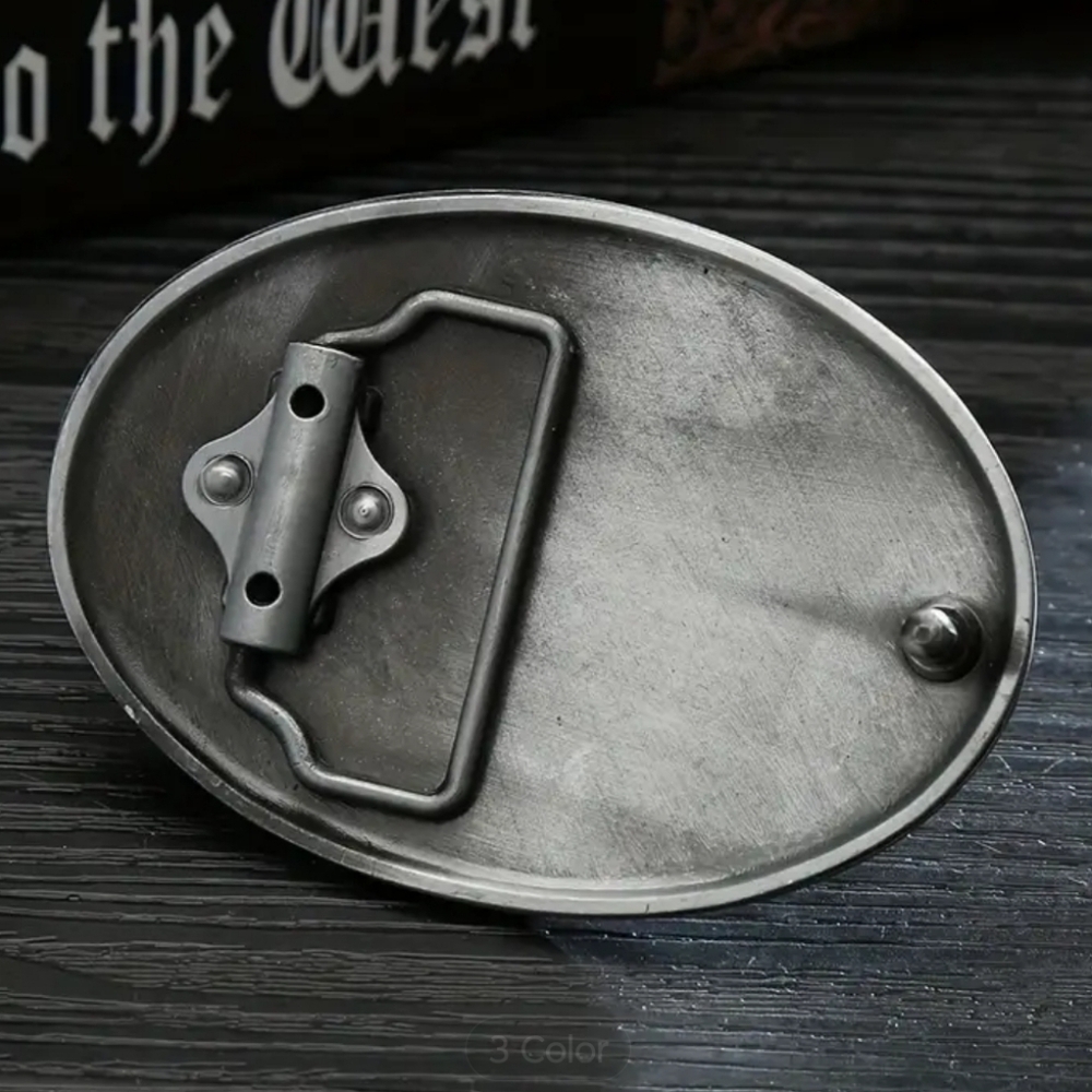 New Cowgirl Up Western Cross Belt Buckle Silver Rhinestone Country Rodeo Bling - Picture 3 of 3